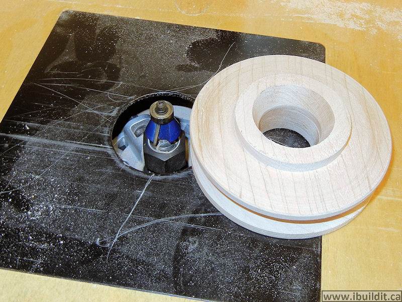make a wooden pulley